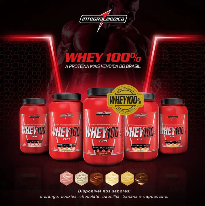 O whey protein integralmedica Whey 100% Pure