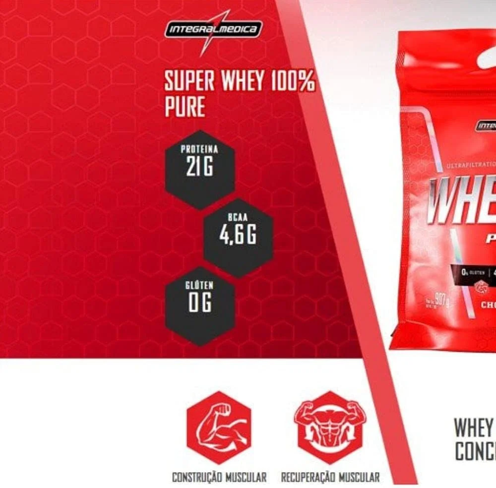 O whey protein integralmedica Whey 100% Pure