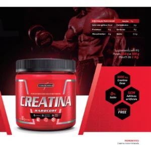 Creatina em capsula 100% Pura Hardcore Integralmedica