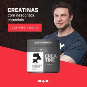 Creatina monohidratada max titanium 300g Sem sabor
