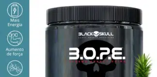 Pré Treino Black Skull B.O.P.E 150g força e resistência pré treino black skull b.o.p.e.