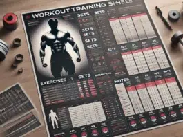 Ficha de Treino de Musculação