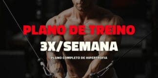Treinar 3 vezes por Semana – Plano de treino completo!